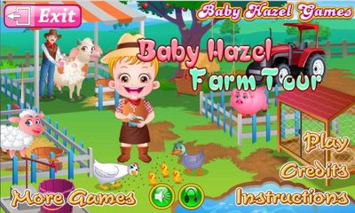Screenshot 1: Baby Hazel Farm Tour
