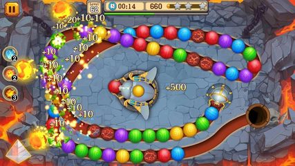 Screenshot 1: Jungle Marble Blast 2