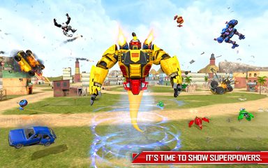 Screenshot 14: Flying Ghost Robot Car Game