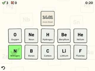 Screenshot 9: Periodic Table Quiz