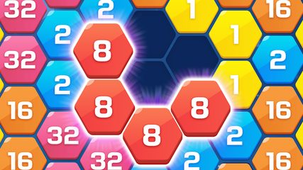 Screenshot 1: Merge Block Puzzle - 2048 Hexa
