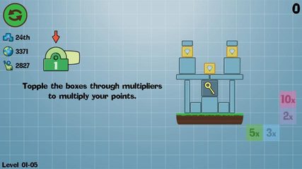 Screenshot 4: Box Topple - Knockdown!