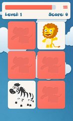 Screenshot 2: Animals memory game for kids