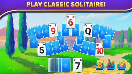 Screenshot 1: Puzzle Solitaire - Tripeaks Escape with Friends