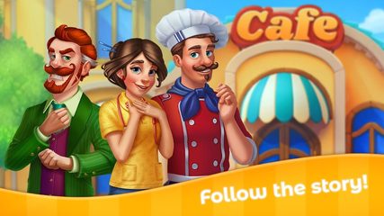 Screenshot 4: Grand Cafe Story－Match-3