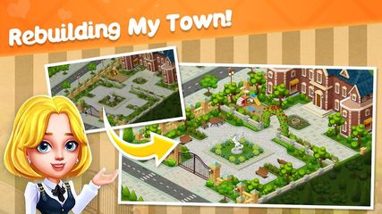 Screenshot 2: Town Story - Match 3 Puzzle
