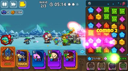 Screenshot 15: Puzzle & Defense: Match 3 Batt