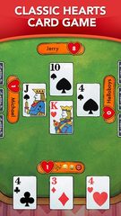 Screenshot 1: Hearts - Card Game Classic