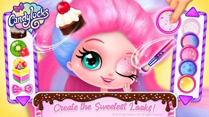 Screenshot 5: Candylocks Hair Salon - Style Cotton Candy Hair