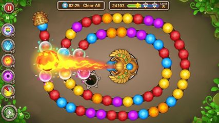 Screenshot 2: Jungle Marble Blast