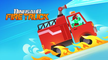 Screenshot 9: Dinosaur Fire Truck: for kids