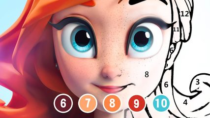 Screenshot 7: Color by Number: Free, Art, Fun Coloring Games