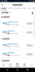 Screenshot 7: ATP PlayerZone
