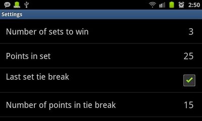 Screenshot 3: Volleyball Scoreboard