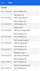 Screenshot 3: Volley Zürich