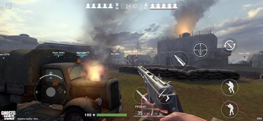 Screenshot 3: Ghosts of War: WW2 Gun Shooter
