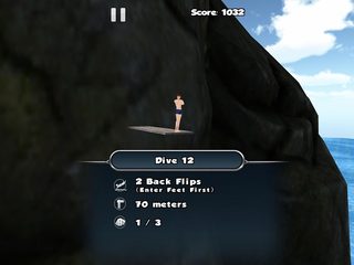 Screenshot 5: Cliff Diving 3D Free
