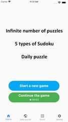 Screenshot 1: All Sudoku - 5 kinds of sudoku puzzle in one app