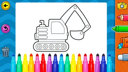 Screenshot 13: Vehicles Coloring for Kids: Trucks & Cars Game