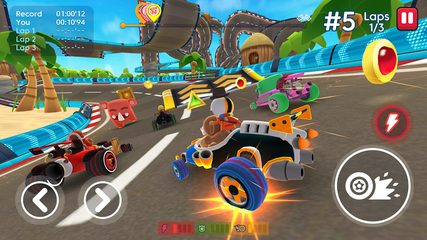 Screenshot 1: Starlit On Wheels: Super Kart
