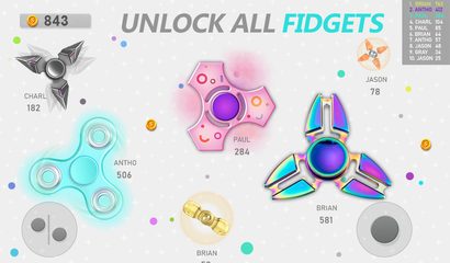 Screenshot 4: Realtime Fidget Spinner Games