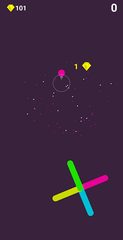 Screenshot 2: Color Fall Space Rider