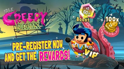 Screenshot 1: Idle Creepy Park Inc.