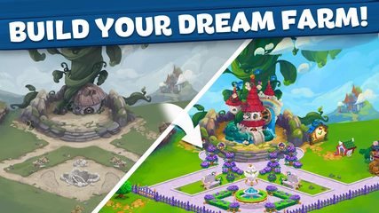 Screenshot 1: Wild Farm Match-3 Adventure