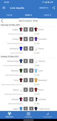 Screenshot 6: Live Scores for Serie A Italy 2021/2022