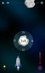 Screenshot 8: Space Math - Times tables & mu