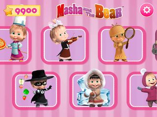 Screenshot 1: Masha and the Bear. Games & Activities