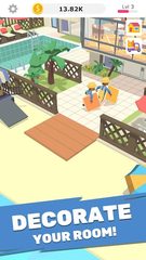 Screenshot 1: Idle Decoration Inc - Idle, Tycoon & Simulation