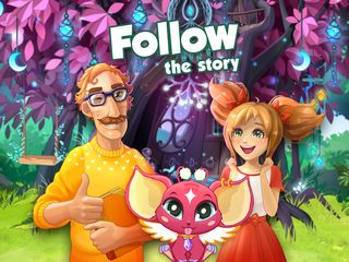 Screenshot 21: Bloomberry match-3 story. Merge fruits & decorate!