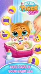 Screenshot 1: Baby Tiger Care - My Cute Virtual Pet Friend