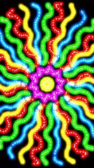 Screenshot 4: Glow Spin Art