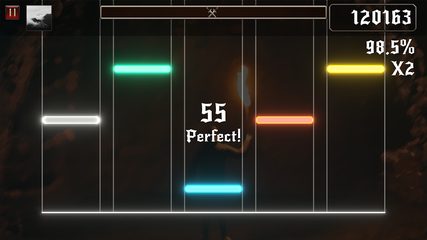 Screenshot 3: Rhythmetallic: Metal Rhythm