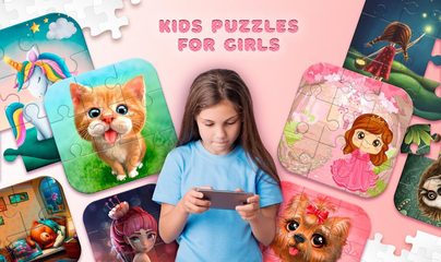 Screenshot 1: Kids Puzzles for Girls