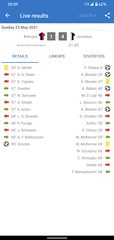 Screenshot 3: Live Scores for Serie A Italy 2021/2022