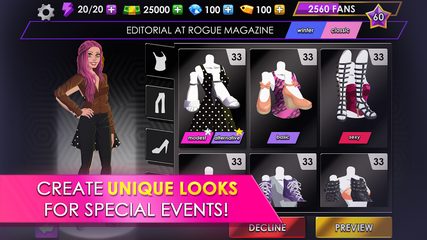 Screenshot 2: Fashion Fever - Dress Up, Styling and Supermodels
