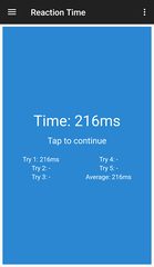 Screenshot 6: Reaction Time