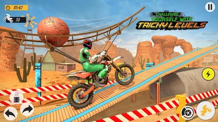 Screenshot 4: Bike Stunts Race Bike Games 3D