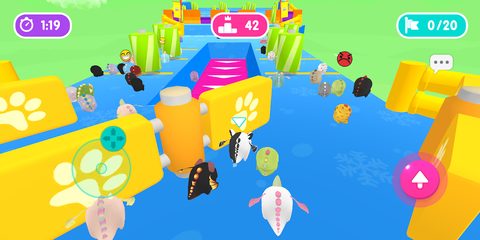 Screenshot 4: Fall.io - Race of Dino