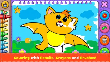 Screenshot 1: Halloween - Coloring & Games