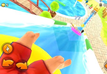 Screenshot 2: Uphill Rush Water Park Racing