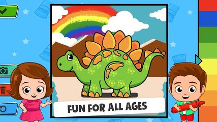 Screenshot 1: Baby Coloring game - Baby Town