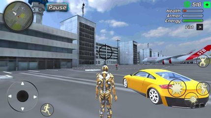 Screenshot 10: Super Crime Steel War Hero Iron Flying Mech Robot