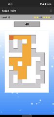 Screenshot 1: Maze Paint