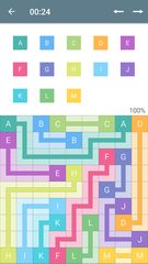 Screenshot 2: Color Pipes (Numberlink)