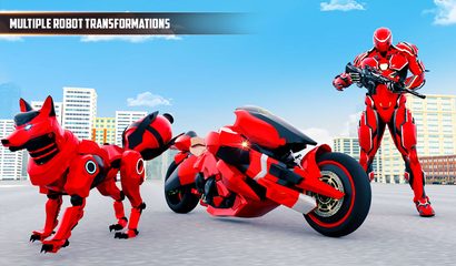 Screenshot 8: Fox Robot Transform Bike Game