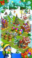 Screenshot 2: Farm Snow - Santa family story